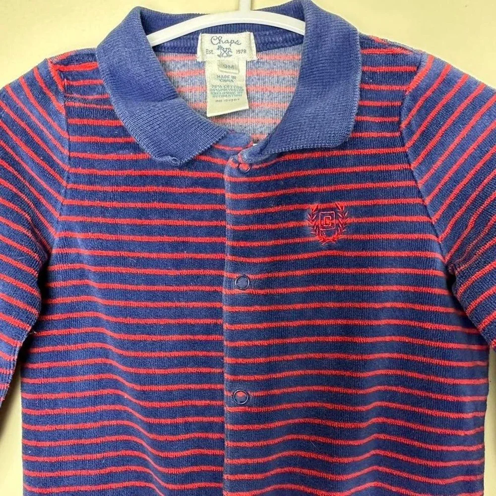 Chaps blue red